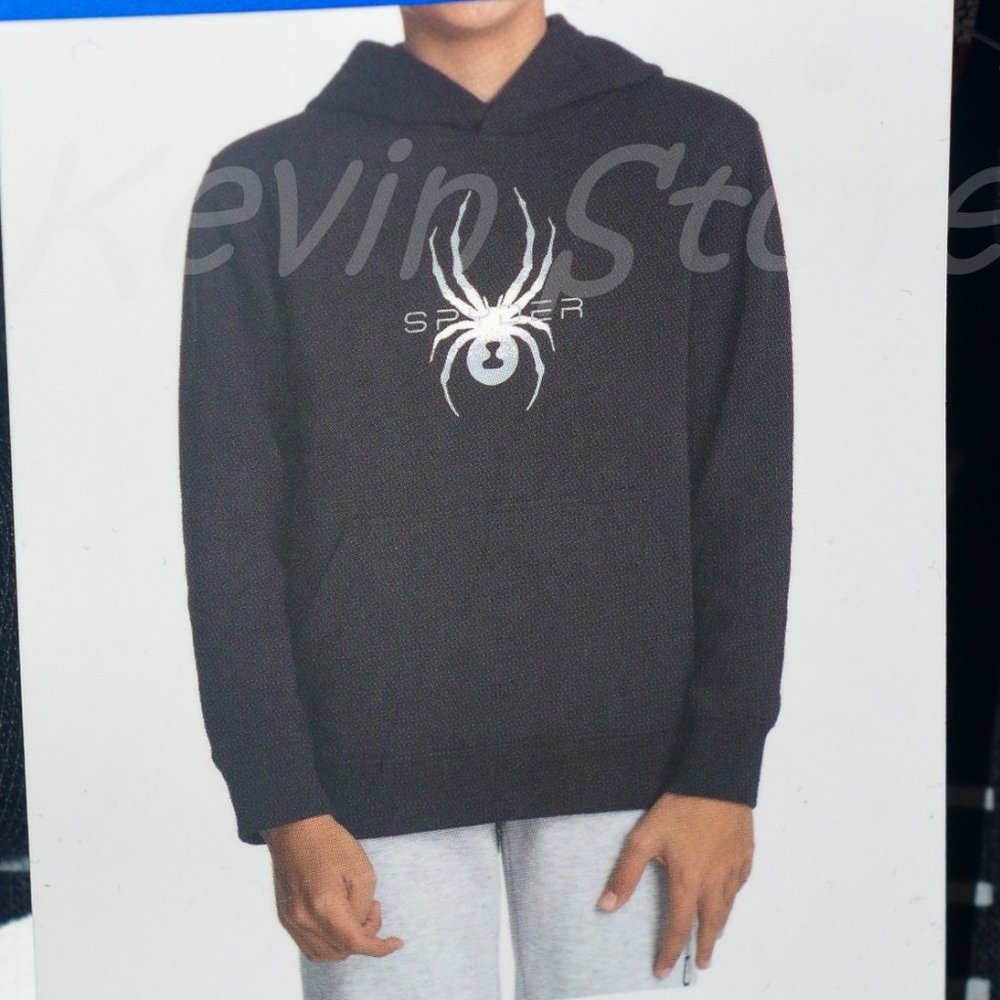 Spyder boys youth hoodie Black - Picture 8 of 8